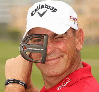 Thomas Bjorn after his win at the Estoril Open