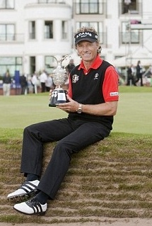 Langer with the British Seniors Open title