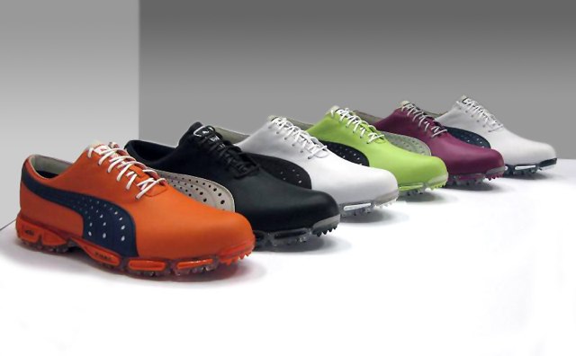 Poulters Ryder Cup inspired custom PUMA Golf shoes