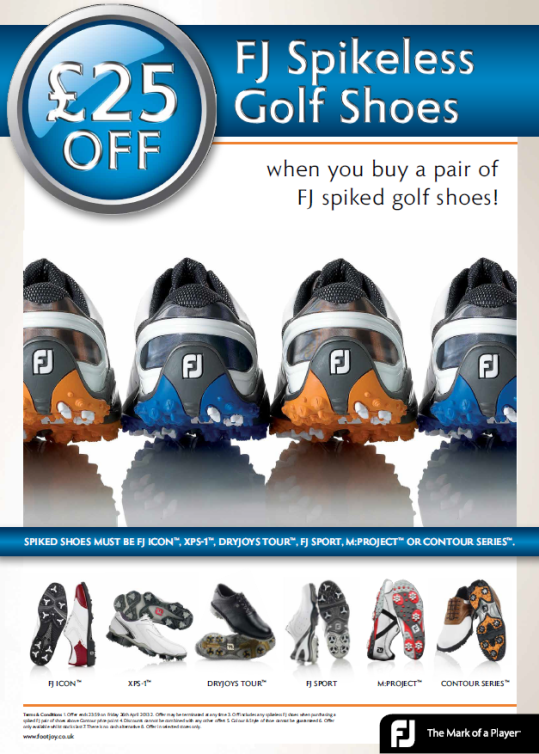 Footjoy £25 promotion