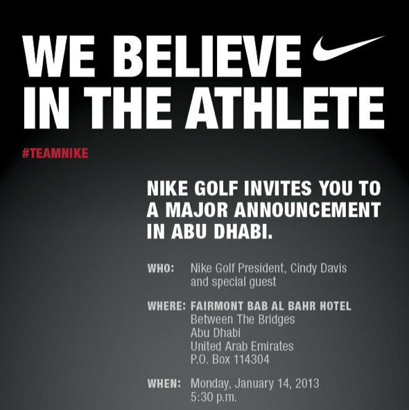 Nike invitation