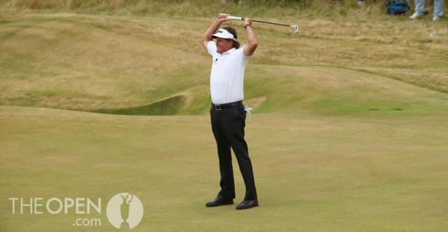 Mickleson wins the Open at Muirfield