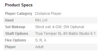 Wilson D 100 product specs