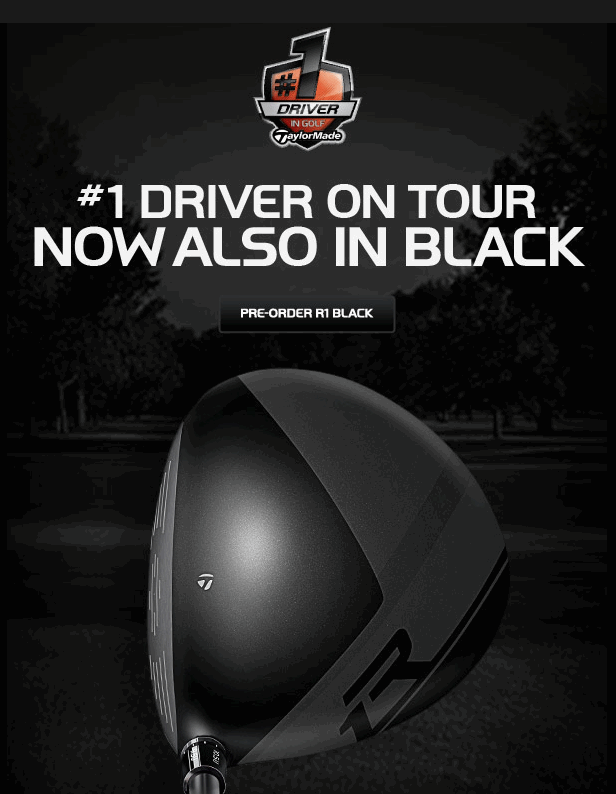TaylorMade Black R1 Limited edition