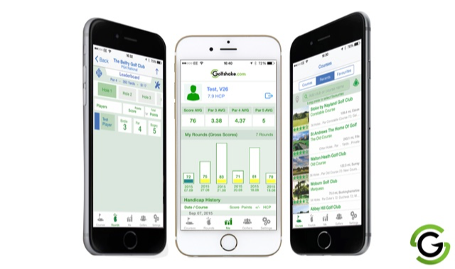 Golfshake iOS app
