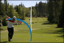 Golf Ball Flight - Hook